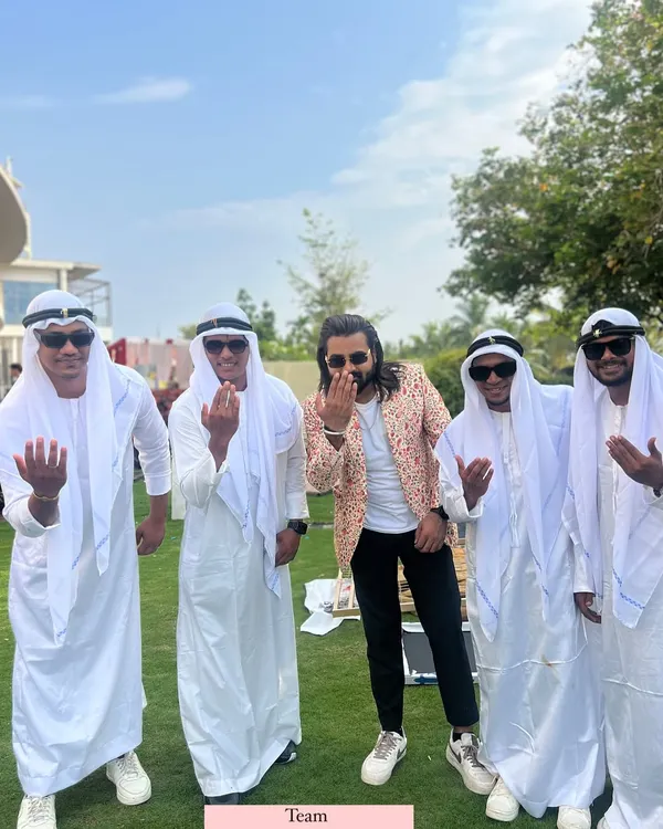 Serving sophistication with an Arabian touch. For this destination wedding, my team and I dressed the part to elevate the theme and create a cohesive, luxury experience.
