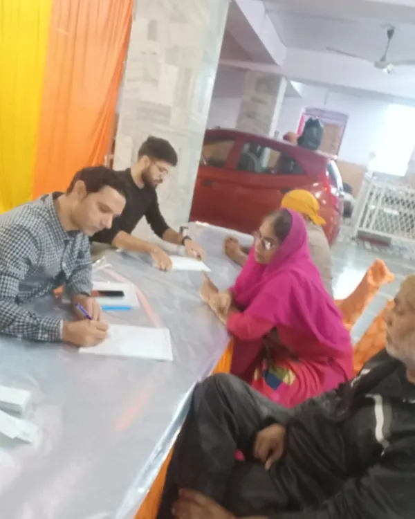 We believe in giving back to the community. Here, our team is providing free services at a camp in Gurudwara Ajit Darbar. For us, this work is "seva," an act of service that is central to our philosophy.