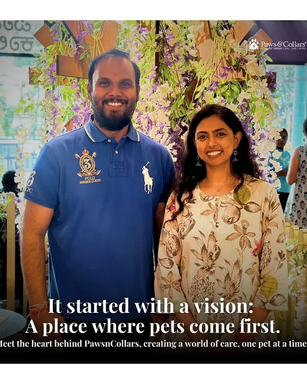 It all started with a vision: a place where pets come first. Meet the heart behind Paws & Collars, our founders, who are creating a world of care, one pet at a time.