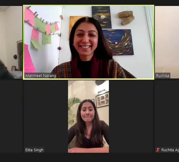 A screenshot from a parent session where we explored how to better support our children's creative journeys. The key takeaway is that it starts with us, by being vulnerable and open to learning alongside our kids.