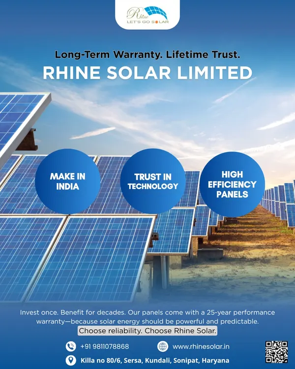 This is the result of a long-term vision: a large-scale solar farm providing clean, predictable energy. My panels come with a 25-year performance warranty, making this a smart investment that benefits your business for decades.