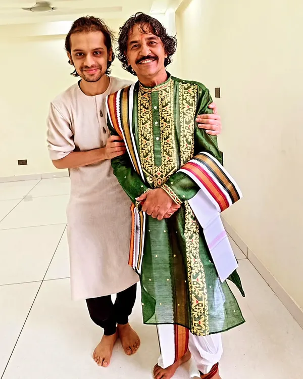 With my Guru, Pt. Rajendra Gangani, on Guru Poornima. To be able to learn from him in person is a blessing I am forever grateful for. His teachings are the light that guides my path.