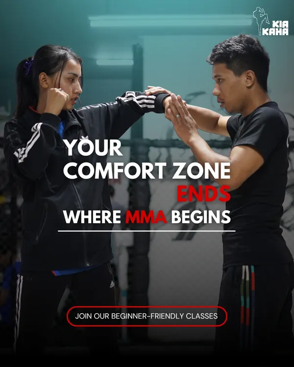 Your comfort zone ends where MMA begins. If you're ready to challenge yourself and see what you're capable of, our beginner-friendly classes are the perfect place to start.
