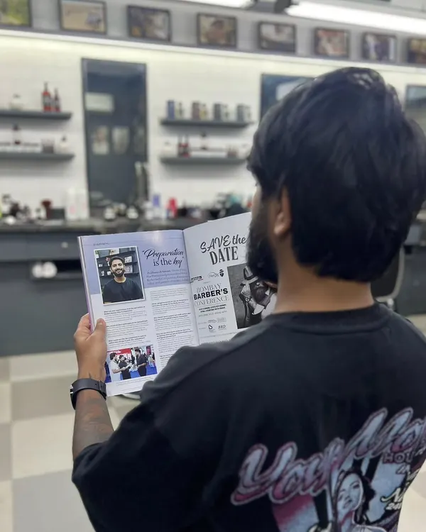 It was a cool moment to be featured in Professional Beauty & Hairdressers Journal India after reading it for so many years. I'm committed to helping uplift the barbering industry in India.