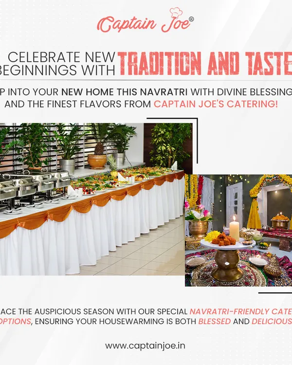 Celebrate new beginnings with tradition and taste. For Navratri and housewarming pujas, I offer special sattvic and vegetarian catering options that are both delicious and respectful of religious customs, ensuring your event is truly blessed.