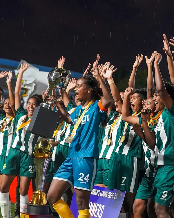 The unforgettable moment of victory. We create a professional tournament environment where young athletes can experience the pure elation of lifting a championship trophy after a hard-fought season.