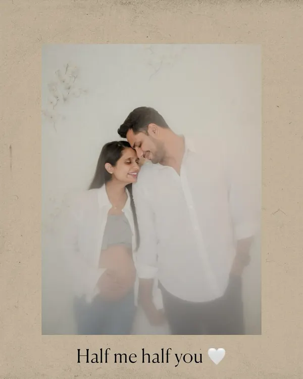 This is the feeling I love to capture, the quiet connection between two people waiting to become three. This "half me, half you" moment is from an indoor maternity session, focusing on the simple, heartfelt emotions of the journey.