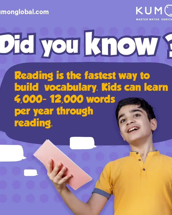 Did you know that reading is the fastest way to build vocabulary? It's amazing how many new words kids can learn in a year just by developing a consistent reading habit.