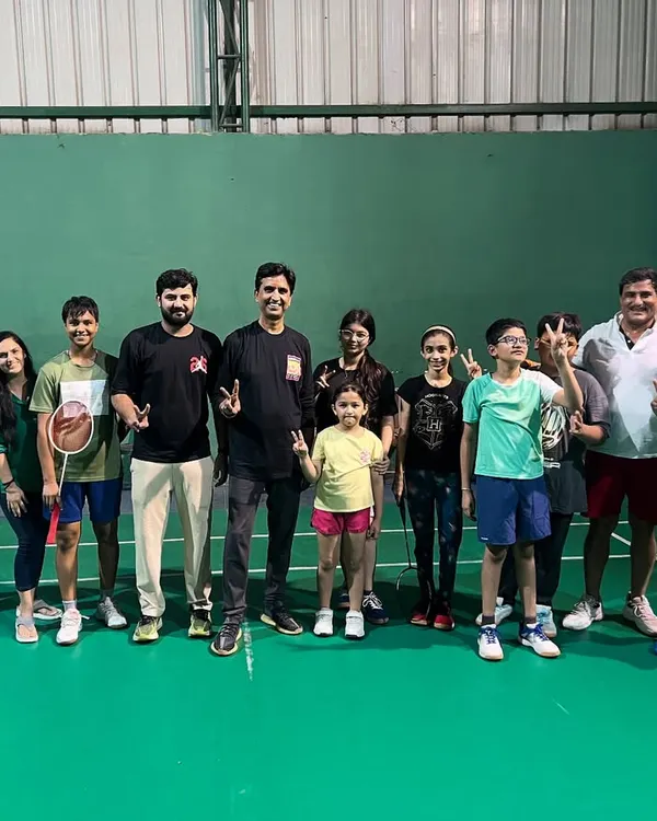 A memorable day for our academy as we hosted the renowned poet and speaker, Mr. Kumar Vishwas. He shared motivational words with our students and even joined in for a game.