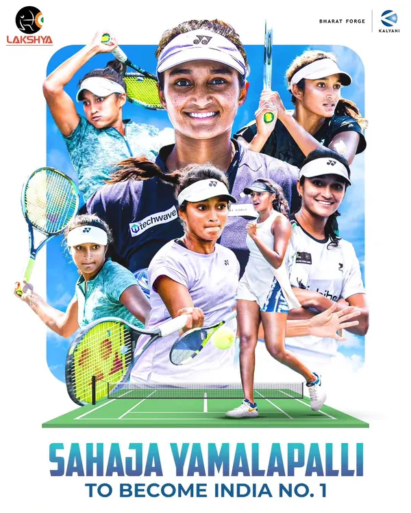 This graphic marked a huge moment in my career. Seeing the words "To Become India No. 1" was both motivating and humbling. It was a culmination of the efforts of my entire team and the support from sponsors like Lakshya Sports and Bharat Forge.