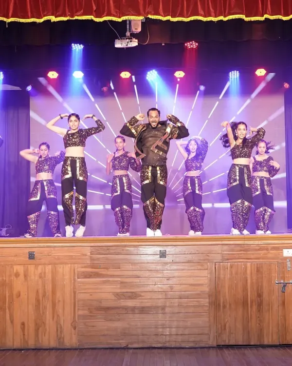 Our adult Bollywood group bringing the energy. These classes are perfect for anyone who loves filmy music and wants a fun way to stay active.