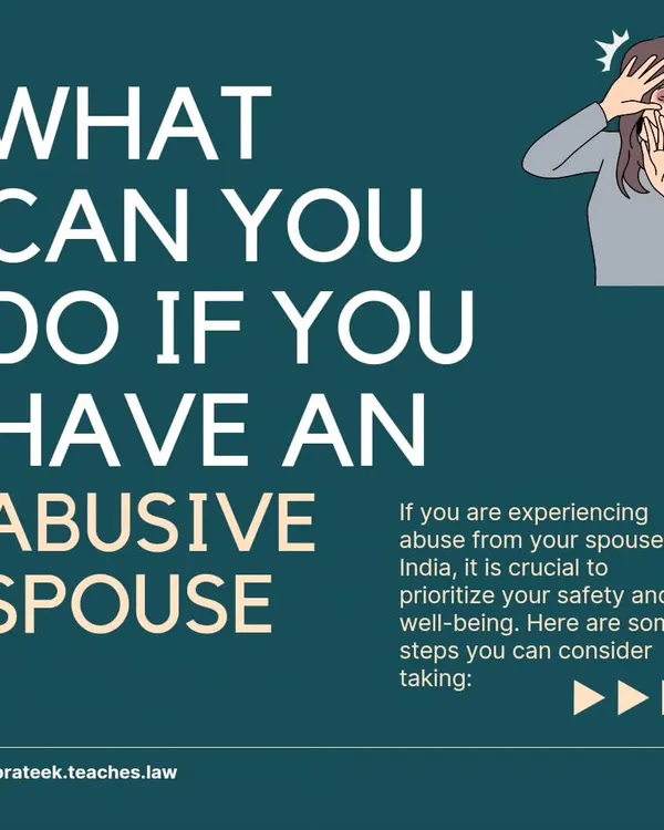 If you are in a relationship with an abusive spouse, your safety is the priority. Here are the first steps you should consider to protect yourself and understand your legal options.