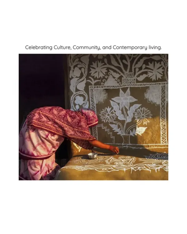 In Odisha, walls have long been canvases for storytelling. This image of a local artisan hand-painting a traditional mural was the primary inspiration for my design at Krishnasagar Township in Puri.