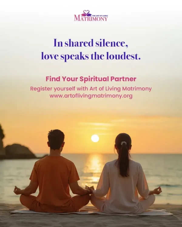 In shared silence, love speaks the loudest. This is the essence of a spiritual partnership, where the connection goes deeper than words. Find your spiritual partner with us.