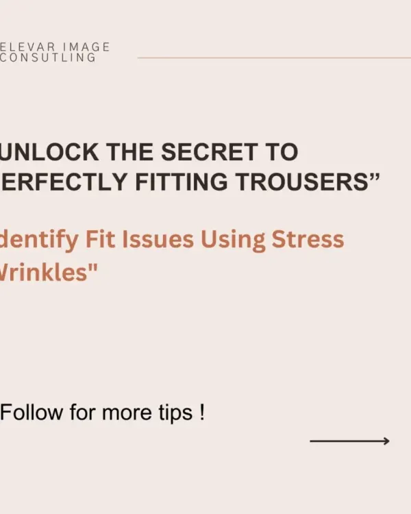 Stress wrinkles on your clothes are a clear sign of poor fit. I teach you how to use these wrinkles as a guide to achieve perfectly fitting trousers every time.