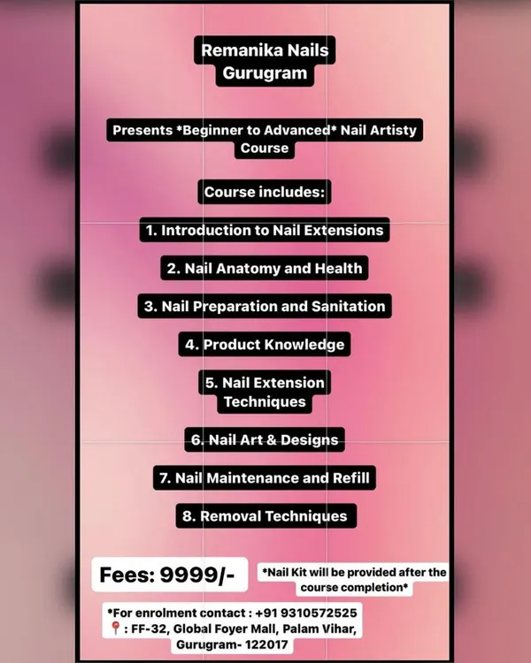 This is the complete roadmap for my Beginner to Advanced Nail Artistry Course. I've structured it to cover every essential skill, from fundamental nail anatomy and sanitation to professional product knowledge and complex nail art designs.