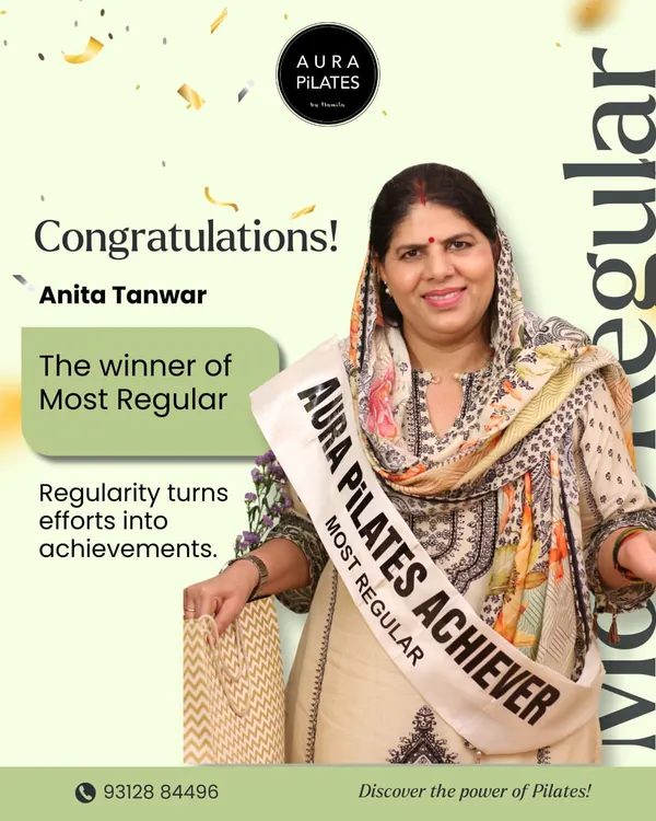 We are so proud to celebrate Anita Tanwar as our 'Most Regular' achiever. Her unwavering commitment and consistency inspire our entire community. Regularity turns efforts into achievements, and she is a shining example of that.