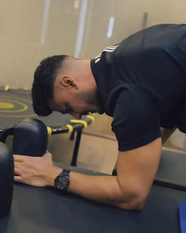 This is me in the zone. Focused, determined, and pushing through the burn. This is the same level of dedication I bring to every client's session.