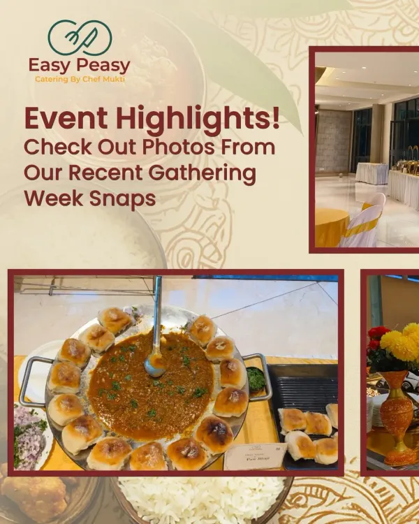 A highlight from a recent event featuring our popular live Pav Bhaji station. Guests love watching our chefs prepare this classic dish fresh on a large tawa.