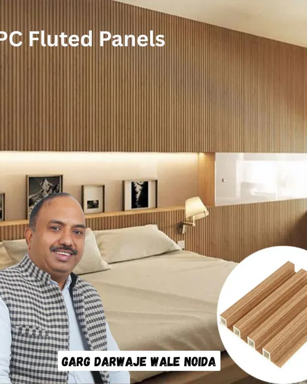 This bedroom design uses our WPC fluted panels to create a warm and modern feature wall behind the bed. It's an easy way to add texture and style to any room.