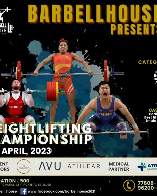 The official announcement for our 2023 Barbellhouse Weightlifting Championship. We created this event to give our community a platform to showcase their hard work.