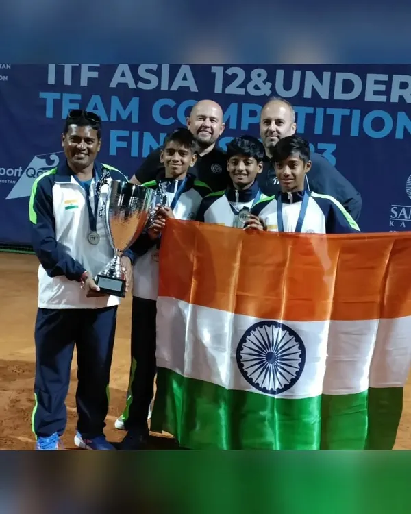 A silver medal for Team India at the ITF Asia 12 & Under Team Competition Finals in Kazakhstan. Seeing our players, including our trainee Rishikesh Mane, on the podium with the Indian flag is a testament to their world-class talent and hard work.