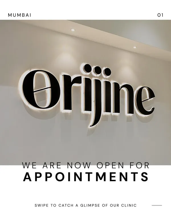 Our doors in Mumbai are open, and our journey begins with you. Every corner of Orijine holds a promise of comfort, care, and calm. I cannot wait to welcome you to experience our unique approach to wellness.