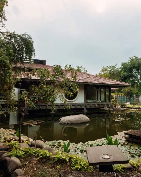 A sanctuary of peace and mindfulness. Our center, Yogakshema, is surrounded by tranquil waters and lush greenery, inviting you to pause, breathe, and reconnect with yourself.