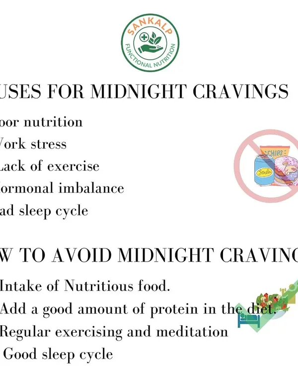 Midnight cravings are often a sign of a deeper imbalance. Poor nutrition, stress, and hormonal issues are common causes. We help you address these root causes with nutritious food, protein intake, and better sleep hygiene.