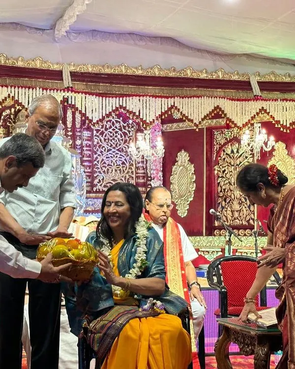 Receiving the S.V. Narayanaswamy Rao birth centenary award from the Sree Ramaseva Mandali was a beautiful and memorable evening. It is an honor to be recognized alongside my esteemed musician colleagues.