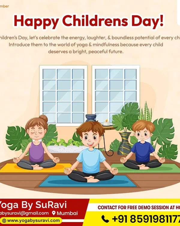 Happy Children's Day! We believe in introducing children to the world of yoga and mindfulness, giving them tools for a bright, peaceful future.