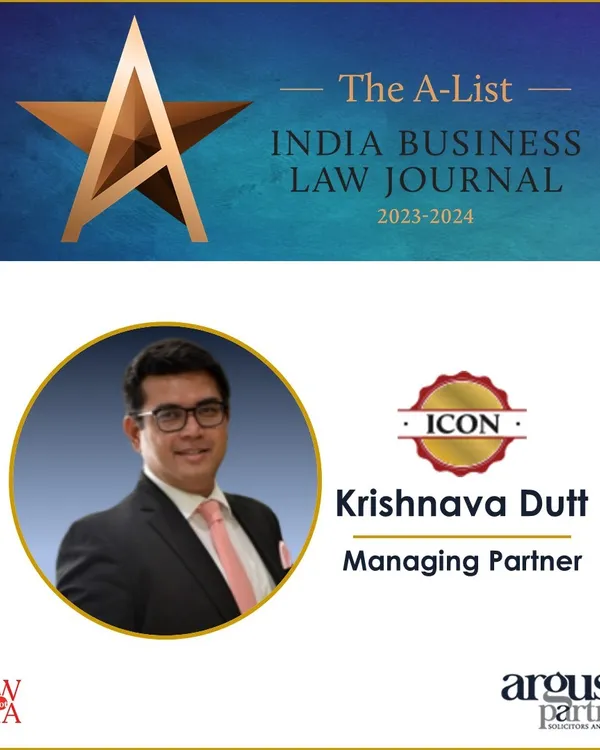 I am humbled to be recognized as a ‘Legal Icon’ in the India Business Law Journal's A-List. This acknowledgment is based on extensive research and feedback from in-house counsel and international law firms, reflecting the trust clients place in my strategic counsel.