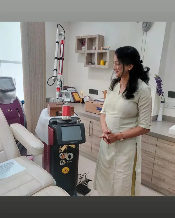 This is my state-of-the-art TRIBEAM NdYAG laser. I invested in this advanced, USFDA-approved technology because it allows me to provide safer, more customized, and effective permanent hair reduction for my patients.