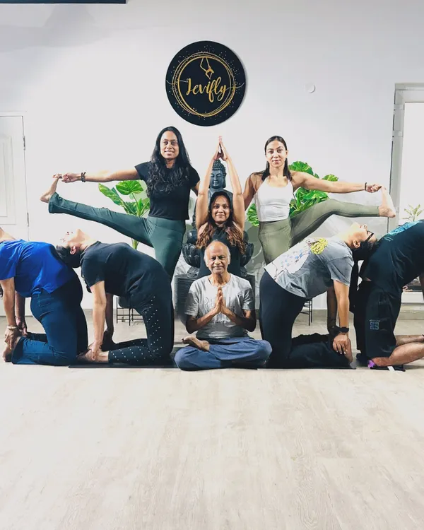 This is what our community looks like. A beautiful blend of strength, support, and shared joy. We believe we rise by lifting others, and in our studio, every practice is a celebration of togetherness.