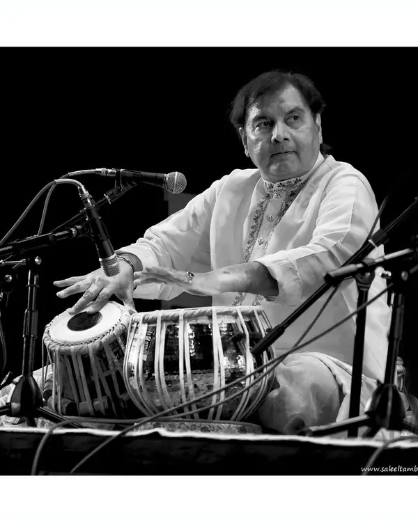 This is a moment of deep concentration during a performance at The Bhavan in London. The camera, in the hands of the talented Shri Saleel Tambe ji, captured the very soul of the beat. I am grateful for such powerful memories.