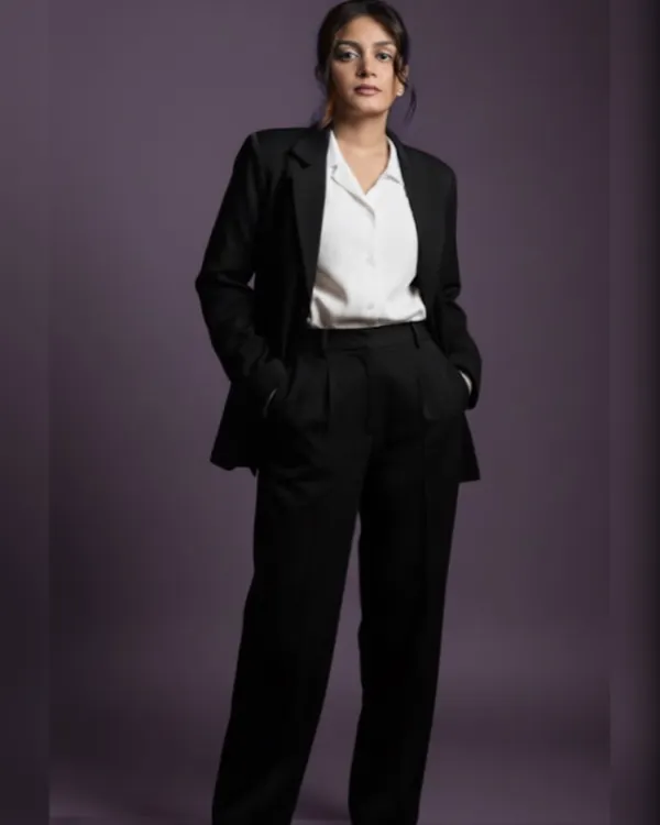 A full-length portrait in my professional attire. This look represents my readiness to stand tall and fight for my clients in any courtroom.