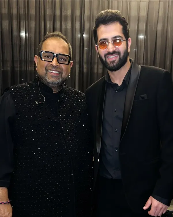 With the living legend, Shankar Mahadevan. It was an honor to meet a "factory of tunes" and an artist with such an incredible body of work.