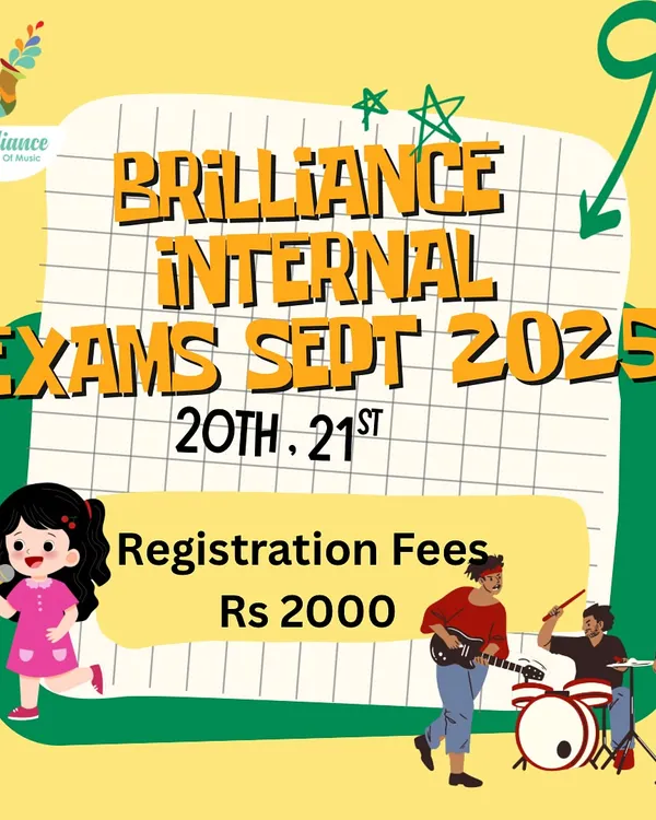 It's exam time at Brilliance. Our exclusively curated internal exams give students a chance to be evaluated by professional musicians.