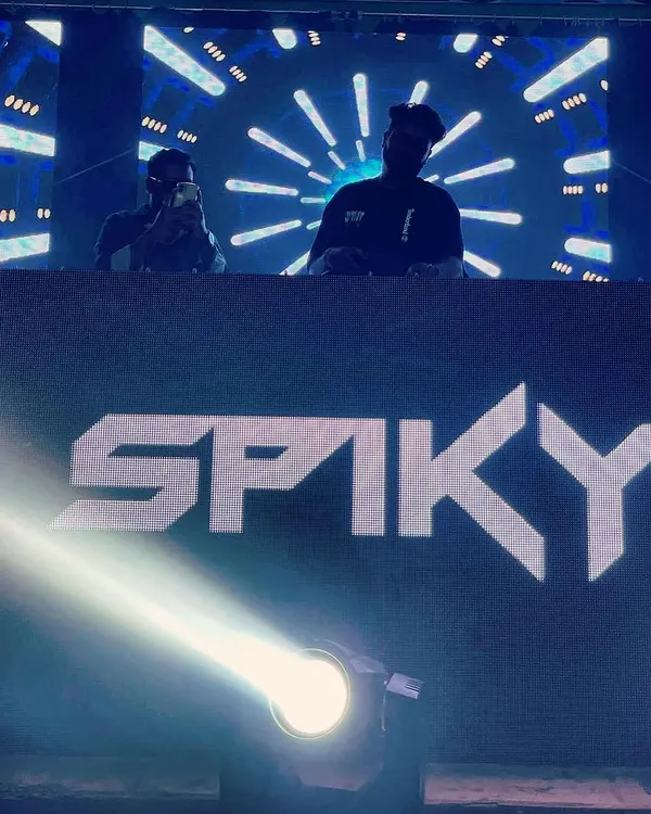 This is my command center. Performing on a big stage with my name in lights is an incredible feeling, and I bring that same festival level energy to every gig I play, big or small.