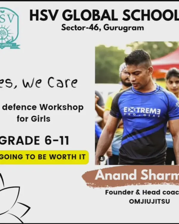 I was honored to be invited to HSV Global School to conduct a self-defense workshop for girls. Creating awareness about women's safety is our responsibility.