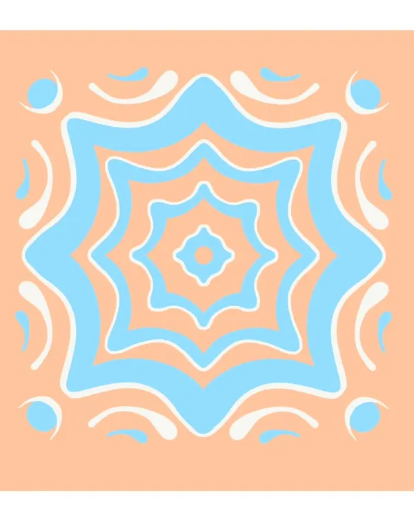 The first episode of my 'Mystique Minis' series. This simple pastel mandala uses flowing, wavy lines and a soft color palette to create a soothing visual for a tired mind. Let your eyes follow the pattern and just breathe.