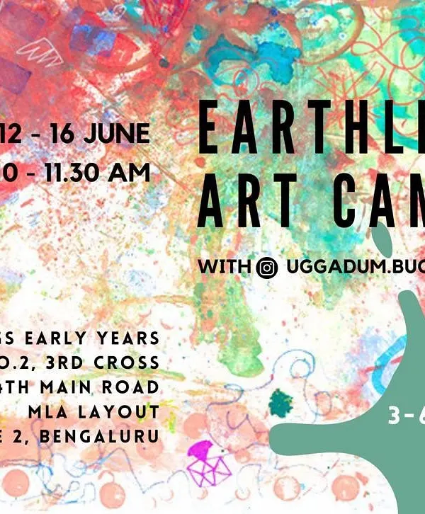 Announcing the Earthlings Art Camp! A week dedicated to process art and messy play for children aged 3-6 years. Limited seats are available, so be sure to register your little artist.