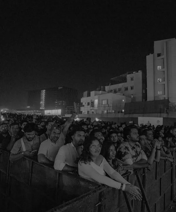 A shot of the amazing crowd in Pune. Seeing everyone so engaged and into the music is the biggest reward for any performer. This is why I love live shows.