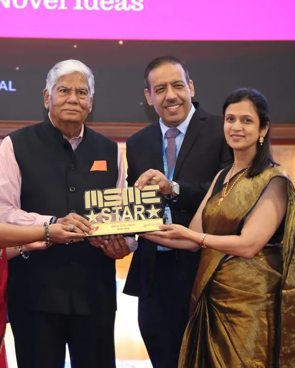 I was truly humbled and honored to receive the MSME Star Award. This recognition for my work as a self-made entrepreneur means the world to me and is a testament to the love and support from all of you.