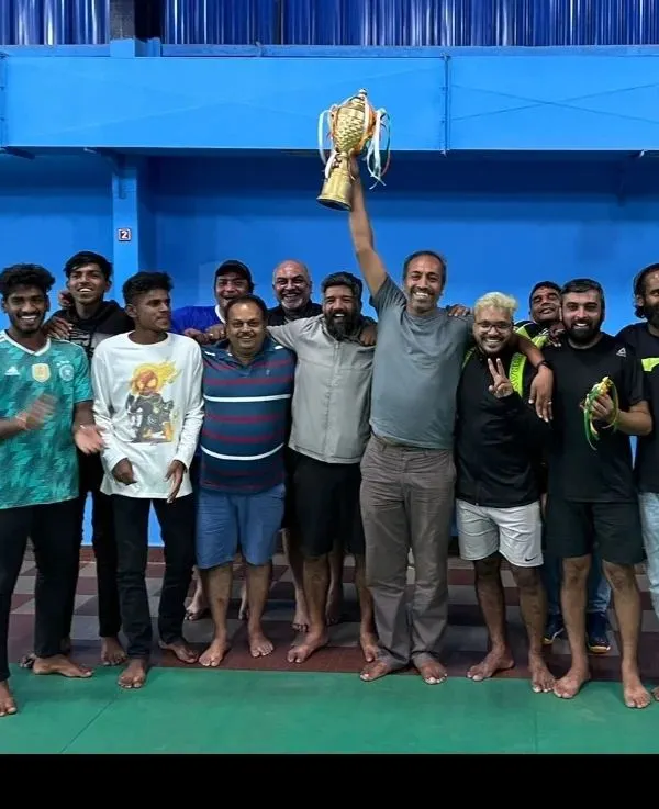 The thrill of victory after a hard-fought tournament! We foster a great community spirit where you can enjoy friendly competition and celebrate your wins.