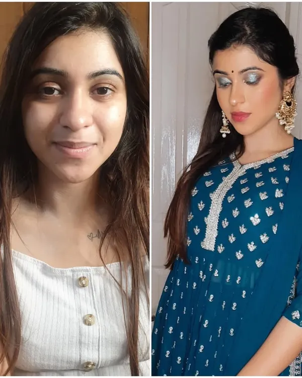 From a fresh face to party-ready sparkle. This transformation showcases a bold silver glitter eye, perfect for a night out. I'll teach you how to apply glitter without the mess for maximum impact.
