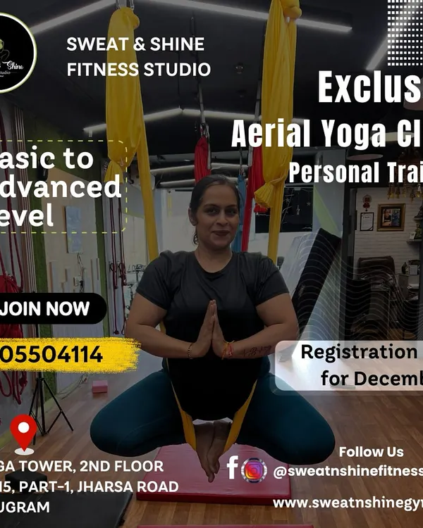 Our exclusive aerial yoga classes are open for registration. We offer personal training from basic to advanced levels, helping you to fly with confidence under expert guidance.