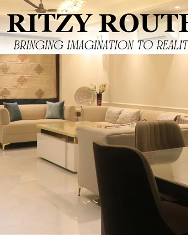 An expansive living and dining area designed for effortless elegance. The neutral color palette, combined with luxurious fabrics and gold accents, creates a warm and inviting atmosphere perfect for both relaxing and entertaining.