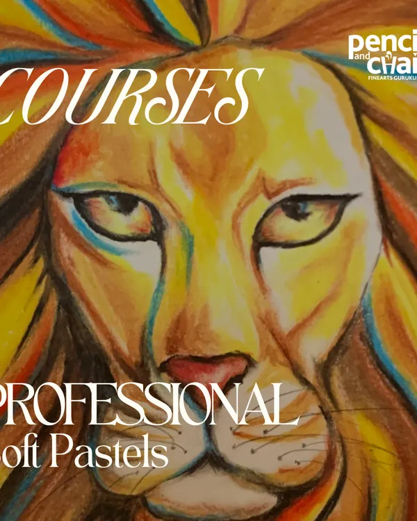 Our professional soft pastel courses empower you to create powerful and expressive artworks like this majestic lion. This medium is perfect for artists who love bold, vibrant color.
