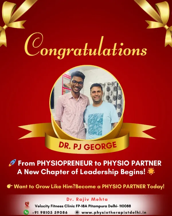 This is what growth looks like. I am incredibly proud to congratulate Dr. PJ George on his journey from being a mentee in my Physiopreneur program to becoming a full Physio Partner. This is the goal: to empower talented physiotherapists with the business skills and leadership qualities to build their own success stories.
